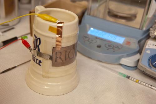 Rice researchers develop paintable battery